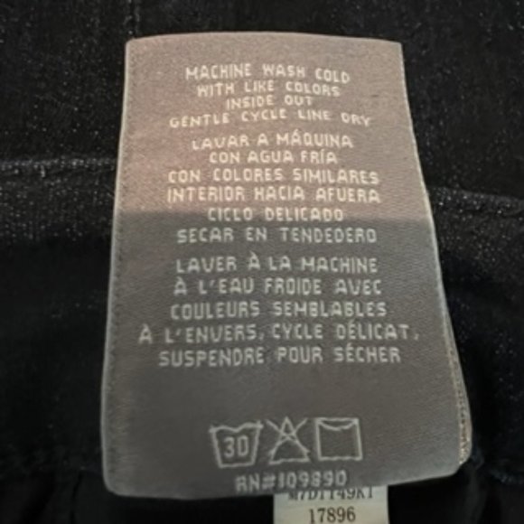 Melissa McCarthy Seven Skinny Blue Jeans Embroidery Size 4 Slimming Silhouette - Picture 11 of 12